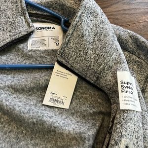 Men’s Medium Sonoma fleece zip up. Never worn with tags.
